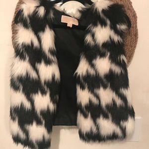 Michael Kors houndstooth vest
